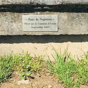 Inscription sur un banc