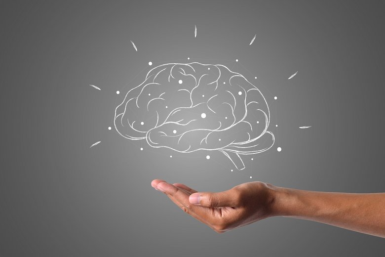 Semaine du Cerveau 2025 Main sous un cerveau dessiné